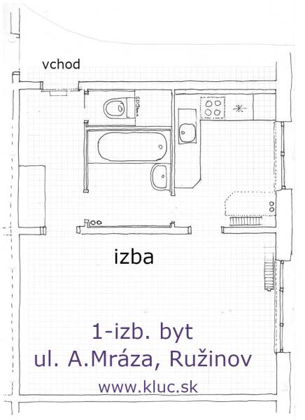 Affitto Appartamento con 1 stanza, Appartamento con 1 stanza, Andreja 