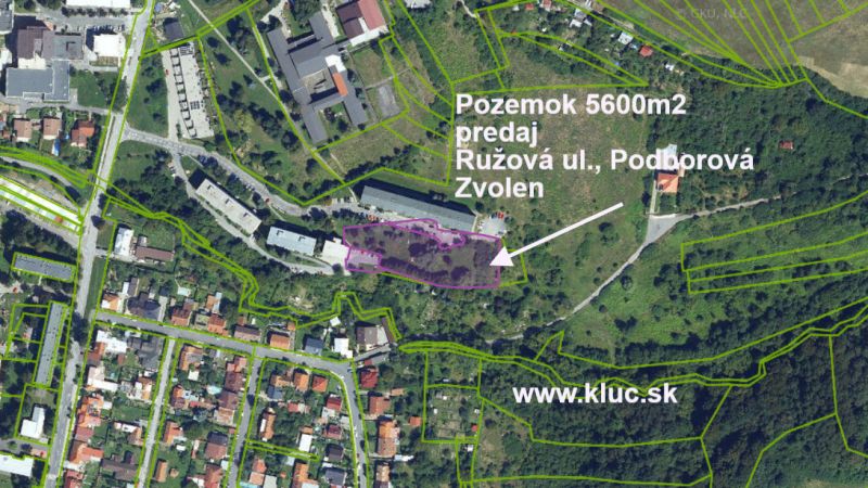 Vendita Terreni residenziali, Terreni residenziali, Ružová, Zvolen, Sl