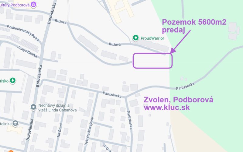 Vendita Terreni residenziali, Terreni residenziali, Ružová, Zvolen, Sl