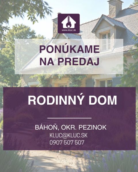 Vendita Casa unifamiliare, Casa unifamiliare, Pezinok, Slovakia